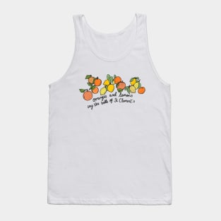 Oranges and lemons nursery rhyme Tank Top